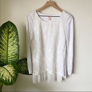 Sundance | Lace Front Tunic